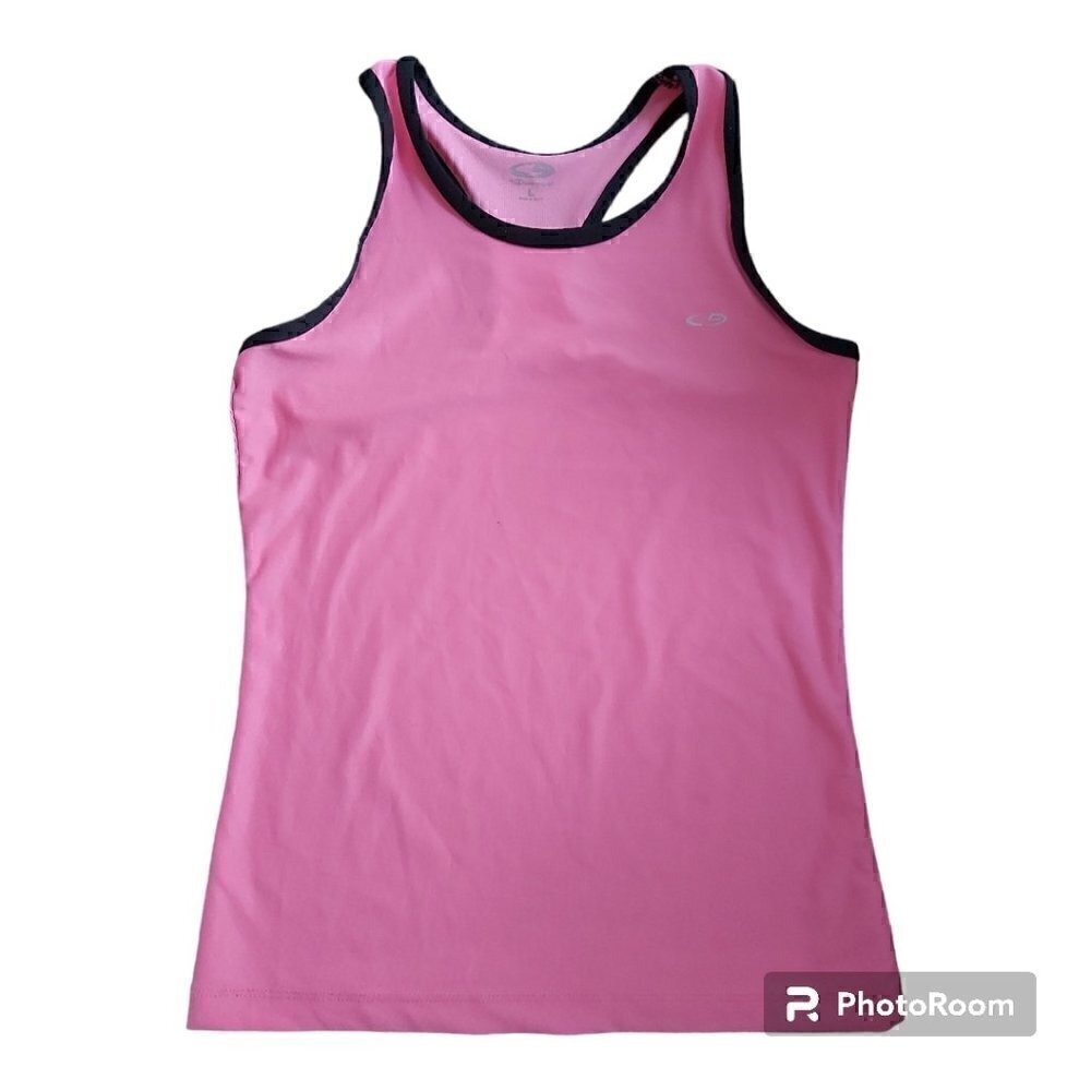 C9 By Champion Girls Pink Tank Top With Mesh Back - Size L